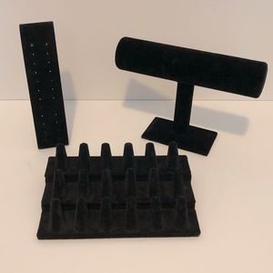 Three Velvet Jewelry Displays💍💎